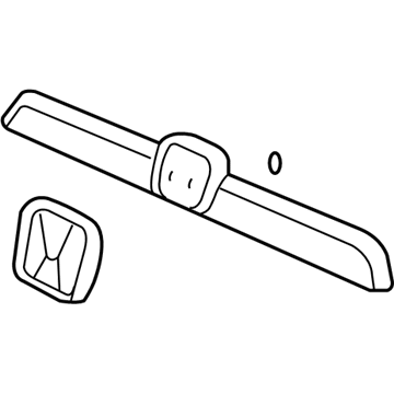 Honda 74890-SWA-J01 Garnish Assembly, Rear License
