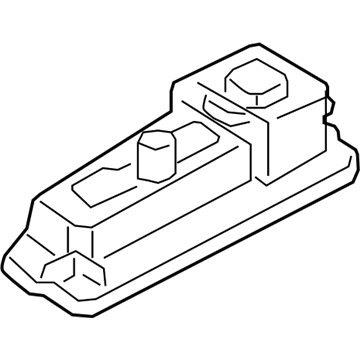 Hyundai 92870-D3000-TTX Rear Personal Lamp Assembly, Left