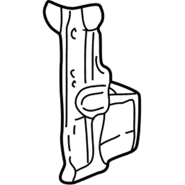 Acura 60463-S0K-A01ZZ Stay, Left Front Bulkhead Side