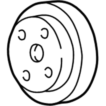 Mopar 53007154 Pulley-Water Pump