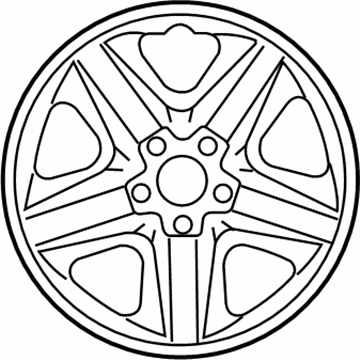 Toyota 42611-42200 Wheel, Steel