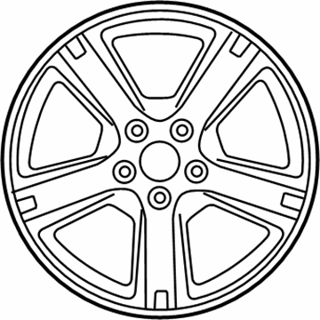 Toyota 42611-0R050 Wheel, Alloy