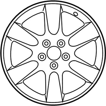 Toyota 42611-0R030 Wheel, Alloy