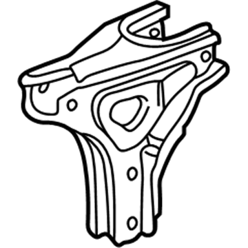Honda 50827-S04-991 Bracket, RR. Engine Mounting