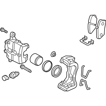 Kia 58110F6200 Brake Assembly-Front , Lh