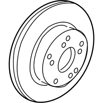 Honda 45251-TA0-A02 Disk, Front Brake