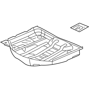 Mopar 68504492AA Pan-Rear Floor