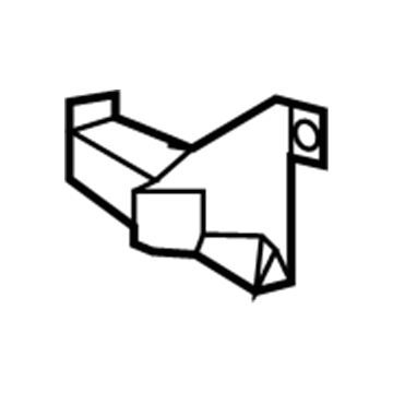 Lexus 55394-60020-A0 Cover, Instrument Panel Bracket, Inner NO.1 RH