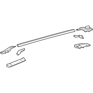 Toyota 63460-0R010-C0 Roof Rail