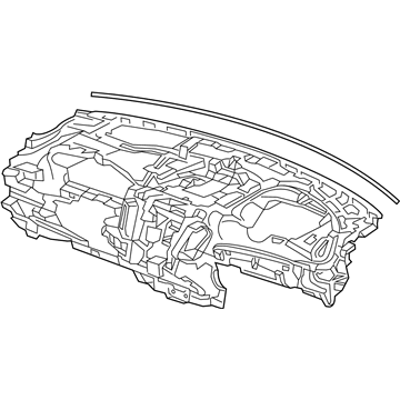 Acura 77100-TJB-A00 Panel Complete, Instrument