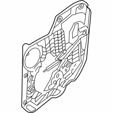 BMW 51-48-7-440-713 CARRIER, DOOR REAR LEFT