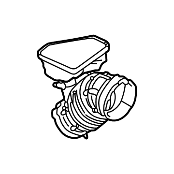 Nissan 16576-6RA0A Air Duct