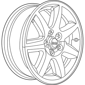 Mopar 1DT35GSAAC Wheel Alloy Aluminum