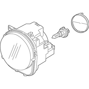 Mopar 68516348AA Headlamp