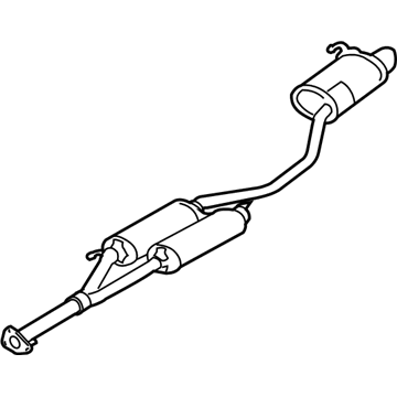 Acura 18307-STX-A11 Silencer Complete , Exhaust (R)