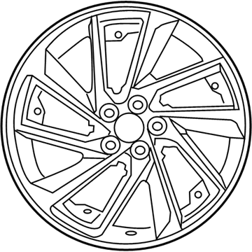 Lexus 42611-48A00 Wheel, Disc