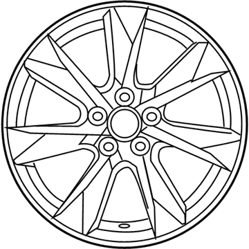 Lexus 4261A-48181 Wheel, Disc Chrome P