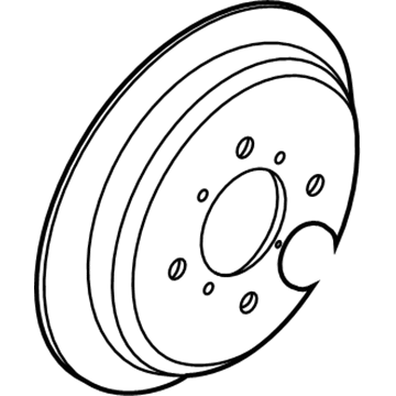 Hyundai 58411-17100 Drum-Rear Brake