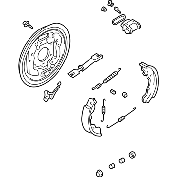 Hyundai 58310-2D020 Brake Assembly-Rear, LH