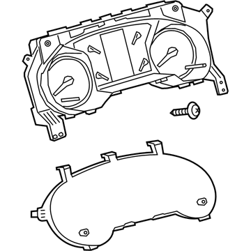 Toyota 83800-0CU71 Gauge Cluster