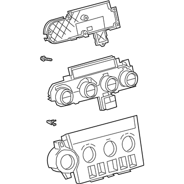 Toyota 84010-0CD80 Dash Control Unit