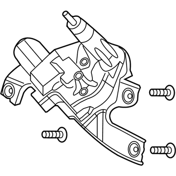 Acura 76700-TJB-A01 Wiper Motor Assembly