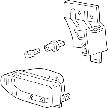 Ford XR3Z-15200-BA Fog Lamp Assembly