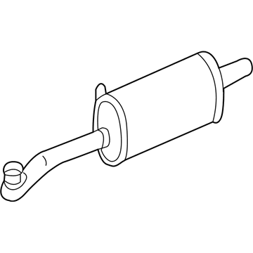 Mopar 5085267AF MUFFLER-Exhaust