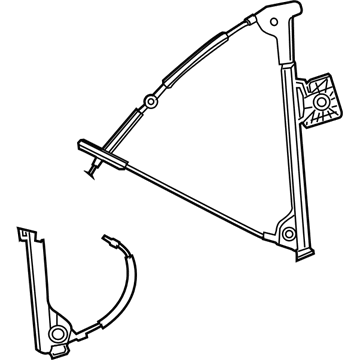 Mopar 5099655AA Front Door Window Regulator