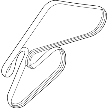 Hyundai 25212-3C300 Ribbed V-Belt