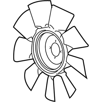 GM 15102144 Fan Blade