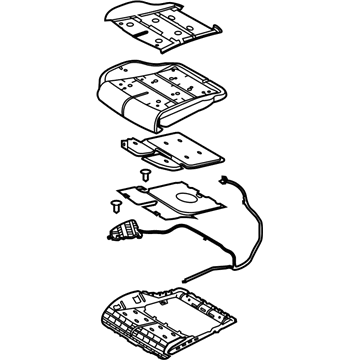 Ford LC5Z-78632A22-N PAD - SEAT CUSHION