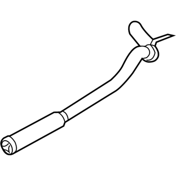 Nissan 20050-EZ40A Exhaust Tube Assembly, Rear