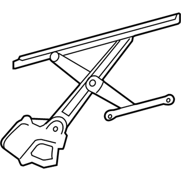 Lexus 69801-33080 Regulator Sub-Assy, Front Door Window, RH