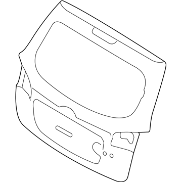 Hyundai 73700-2B011 Panel Assembly-Tail Gate