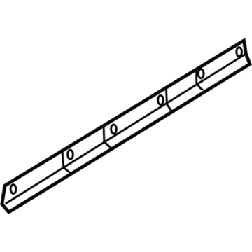 Infiniti 82839-1MA0B Seal-Rear Door Partition, LH