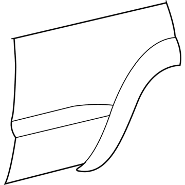 Lexus 67114-60210 Panel, Rear Door, Outer LH
