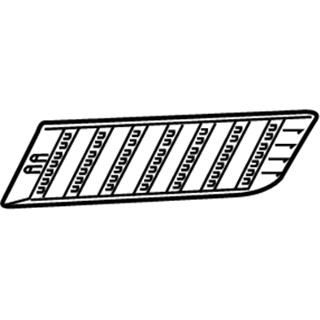 Mopar 68018839AA BAFFLE-Heater Unit