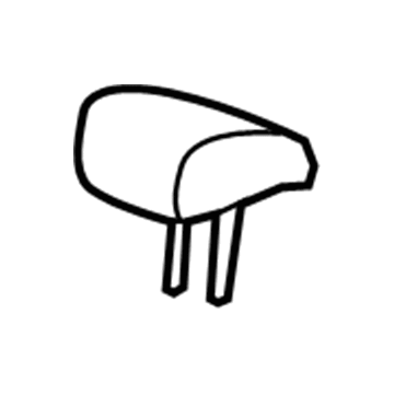 Acura 82140-STK-A01ZA Headrest Assembly, Rear (Graphite Black)