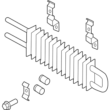 Nissan 49790-JK000 Oil Cooler Assy-Power Steering