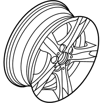 BMW 36-11-6-779-793 Light Alloy Rim