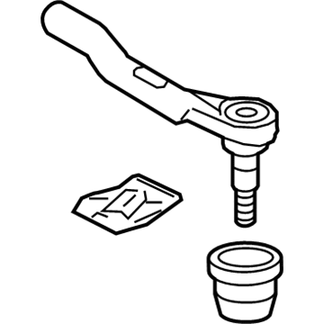 Honda 53540-T5R-003 End, Passenger Side Tie Rod