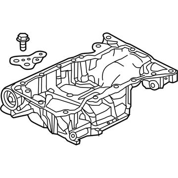 Nissan 11110-3TA3A Pan Assy Oil