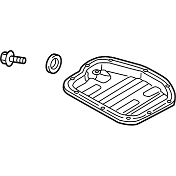 Infiniti 11110-3KY1B Oil Pan Assembly