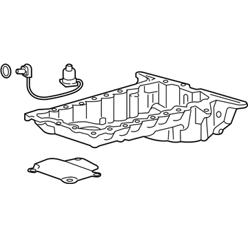 GM 24589120 Upper Oil Pan