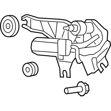 Kia 987002J100 Rear Wiper Motor & Linkage Assembly