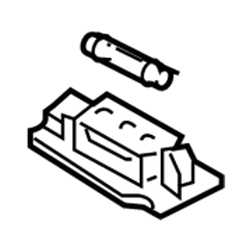 BMW 63-31-6-962-036 Housing Of Int. Reading Lamp, Rear Side