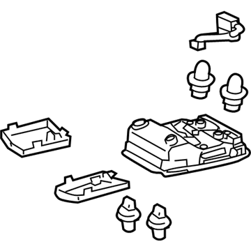 Lexus 81260-76190-B0 Lamp Assy, Map