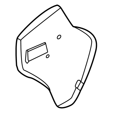 Nissan 82860-6LE0A Screen-Sealing, Rear Door