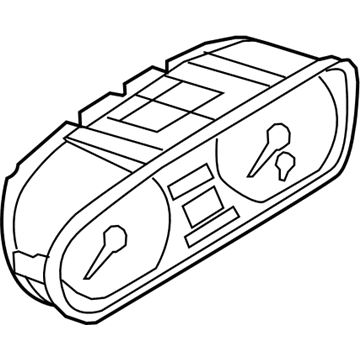 BMW 62-10-9-283-797 Instrument Cluster Speedometer